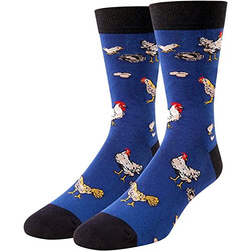 Funny Chicken Gifts for Men Gifts for Him Chicken Lovers Rooster Gift Cute Sock Gifts Chicken Socks