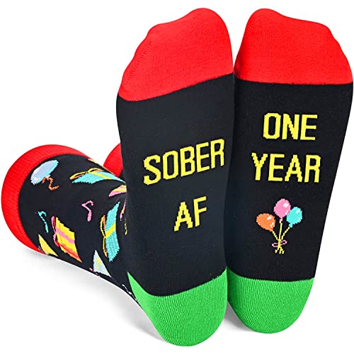 Sobriety Gift, Sober Socks, Alcoholics Anonymous Gifts, Sobriety Anniversary Gifts for Men Women