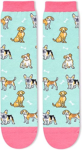 Unique Dog Gifts for Women Silly & Fun Dog Socks Novelty Dog Gifts for Moms