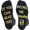 Unisex Funny Towel Non-Slip Thick Cute Whiskey Socks Gifts for Whiskey Lovers