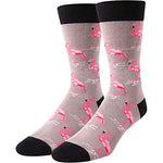 Fun Flamingo Gifts for Men Flamingo Gifts for Him & Guys Who Love Flamingo Cute Men's Flamingo Socks