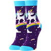 Unicorn Lover Gifts for Girls Unique Presents for Kids Fun Girls' Novelty Unicorn Socks, Gifts for 4-7 Years Old Girls