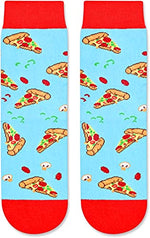 Funny Pizza Socks for Kids Who Love Pizza, Novelty Pizza Gifts, Children's Gag Gifts, Gifts for Pizza Lovers, Funny Sayings If You Can Read This, Bring Me A Pizza Socks, Gifts for 7-10 Years Old