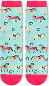 Unique Horse Gifts for Women Silly & Fun Horse Socks Silly Horse Gifts for Moms Equestrian Gift
