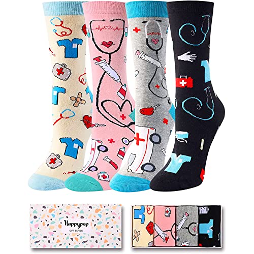 Women Doctor Socks, Medical Student Gift, New Doctor Gift, Future Doctor Gifts, Doctor Graduation Gifts, Nurse Gifts, Health Theme Socks