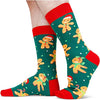 Men's Funny Crazy Gingerbread Socks Christmas Gifts