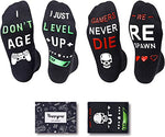 Novelty Gamer Socks, Funny Gaming Gifts for Women and Men Who Love Game, Unisex Gamer Gifts, Gaming Socks for Game Lovers, Video Game Socks