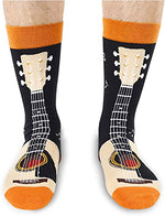 Men's Unique Cool Guitar Socks Gifts for Guitar Lovers