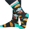 Men's Taco Socks, Mexican Theme Socks, Taco Gifts, Taco Lover Presents, Unique Gift Ideas For Men, Guys Socks, Taco Tuesday, Mexican Theme Socks