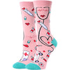 Womens Funny Socks Nurse Socks, Health Theme Socks, Gifts for Nurses, Gifts for Doctors, Radiologist Gift, Medic Gift, Medical Themed Gifts for Healthcare Workers