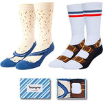Men Sandal Socks, Funny Socks That Look Like Shoes For Men, Novelty Gifts Crew Socks, Gag Gifts, Father's Day Gifts, Unique Anniversary Gifts For Him