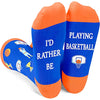 Novelty Basketball Socks, Funny Basketball Gifts for Basketball Lovers, Ball Sports Socks, Gifts For Men Women, Unisex Basketball Themed Socks, Sports Lover Gift, Silly Socks, Fun Socks