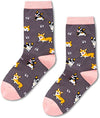 Women's Novelty Thick Crew Cute Corgi Socks Gifts For Corgi Lovers
