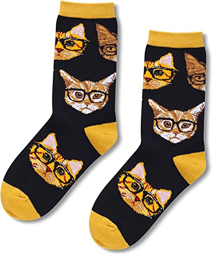 Women's Cute Cat Socks Cat Gifts for Women Fun Animals Gifts for Animal Lovers, Anniversary Gift, Gift For Her, Gift For Wife