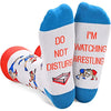 Novelty Wrestling Socks for Men Who Love to Wrestling, Funny Wrestling Gifts for Wrestlers, Wrestling Coaches, Restling Enthusiasts Gifts, Fans of Wrestling Gifts