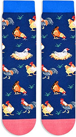 Versatile Chicken Gifts, Unisex Chicken Socks for Women and Men, All-occasion Chicken Gifts Animal Socks