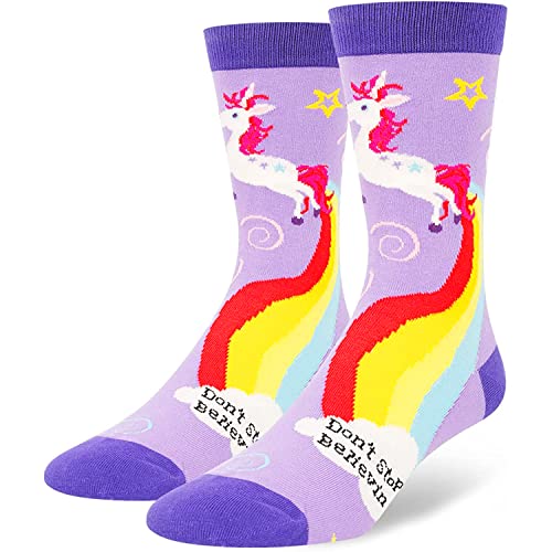 Versatile Unicorn Gifts, Unisex Unicorn Socks for Women and Men, All-occasion Unicorn Gifts Animal Socks