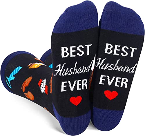 Best Gifts for Husband, Novelty Husband Socks, Husband Birthday Gift, Anniversary Gift, Romantic Valentine's Day Gift Ideas, Unique Presents for Him