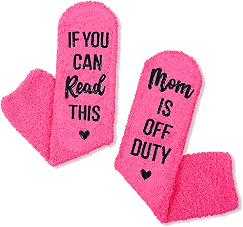 Funny Mom Socks, Best Gifts for Mom, Unique Presents for Moms Who Doesn't Want Anything, Novelty Christmas, Birthday, and Mother's Day Gift from Daughter, Moms Day Gifts