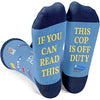 Police Socks for Women and Men, Unisex Cops Socks, Unique Gift for Cops, Policeman Gifts, Police Officers, Police Academy Graduations, Police Dad Gifts