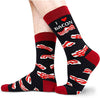 Men's Bacon Socks, Bacon Lover Gift, Funny Food Socks, Novelty Bacon Gifts, Gift Ideas for Men, Funny Bacon Socks for Bacon Lovers, Father's Day Gifts