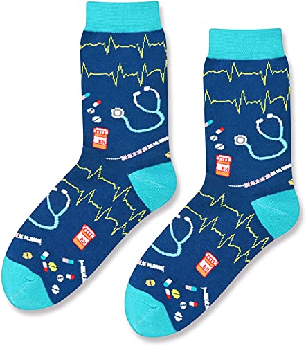 Dr. Socks, Gifts for Doctors, Unisex Doctor Socks, Medical Socks, Pharmacy Socks, Ideal Medical Assistant Gifts, Pharmacist Gifts