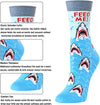 Shark Lover Gifts for Boys Cute Shark Gifts for Son Fun Boys Novelty Shark Socks Marine Gifts, Gifts for 7-10 Years Old Boys