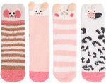 Women Fuzzy Socks Stocking Stuffers Cute Slipper Socks Gift for Christmas Cozy Socks, Anniversary Gift, Gift For Her, Gift For Wife
