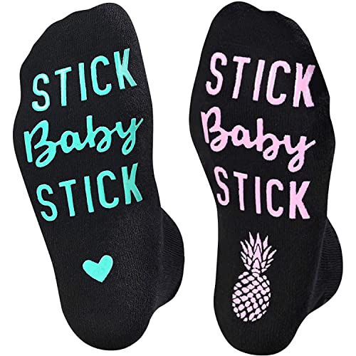Women's Novelty Non-Slip Black Thick Pregnancy Ivf Socks Maternity Gifts