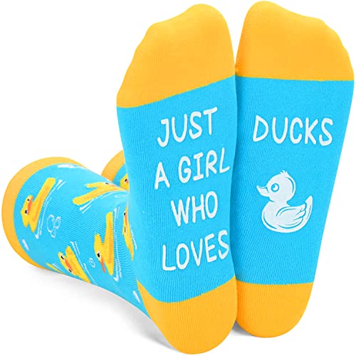 Unique Rubber Duck Gifts for Women Silly & Fun Duck Socks Fun Duck Gifts for Moms, Valentines Gifts, Christmas Gifts