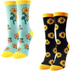 Unique Sunflower Socks Ideal Gifts for Plant Lovers Funny Sunflower Gift for Women, Nature Lover Gift