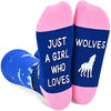 Funny Wolf Gifts for Women Gifts for Her Wolf Lovers Gift Cute Sock Gifts Wolf Socks