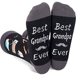 Best Grandpa Ever Socks, Gift for Grandfather, Funny Socks for Papa, Grandpa Gift, Grandpa Birthday Gift, Grandpa Father's Day Gifts