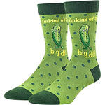 Pickle Socks For Men Women, Funny Pickle Gifts, Food Lover socks, Unisex pattern socks, Funny socks, Funky socks, Fun Pickle Themed Crew Socks