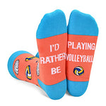 Funny Volleyball Gifts for Volleyball Lovers, Women Men Volleyball Socks, Cute Ball Sports Socks for Sports Lovers, Unisex Volleyball Socks for Men Women Volleyball Gifts