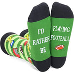 Funny Football Gifts for Football Lovers, Women Men Football Socks, Cute Ball Sports Socks for Sports Lovers, Unisex Football Socks for Men Women Football Gifts