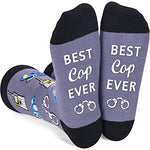 Police Dad Gifts, Unisex Cops Socks, Policeman Gifts for Him or Her, Gifts for Cops, Police Academy Graduations, Police Detective Gifts, Ideal Police Retirement Gifts