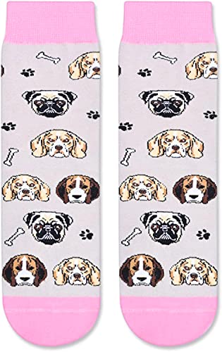 Dog Gifts for Girls Dog Lovers Gifts Best Gifts for Daughter Cute Kids Dog Socks, Gifts for 7-10 Years Old Girl