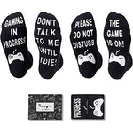 Gaming Socks for Game Lovers, Video Game Socks, Unisex Gamer Gifts, Funny Gaming Gifts for Women and Men Who Love Game, Novelty Gamer Socks