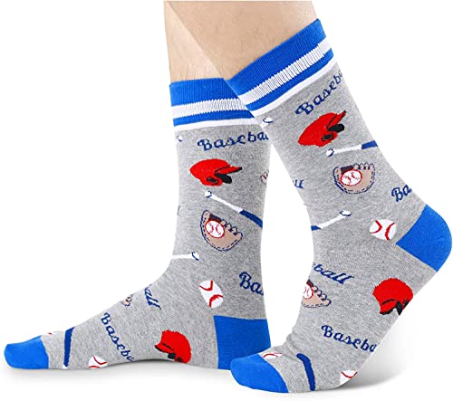 Baseball Lovers Socks, Sport Socks, Socks for Men, Novelty Baseball Socks, Unique Baseball Gifts for Sport Lovers, Perfect Socks Gifts for Baseball Enthusiasts