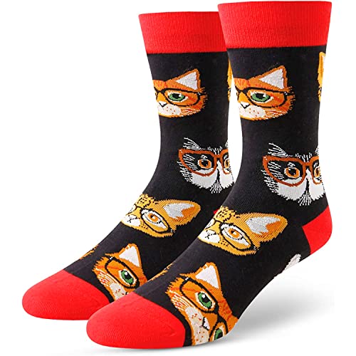 Unisex Crazy Funny Cat Socks Gifts For Cat Lovers