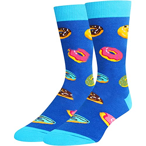 Men's Novelty Funny Donut Socks Gifts for Donut Lovers
