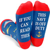 Men's Novelty Funny Navy Socks Gifts