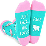 Funny Pig Gifts for Pig Lovers, Gifts for Farmers, Novelty Pig Socks for Women Piggy Socks, Gift For Her, Gift For Mom