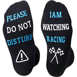 Unisex Race Car Socks Unisex Racing Socks, Dirt Tracking Racing Gifts For Men Women Race Car Gifts Dirt Racing Gifts Dirt Track Racing Gifts