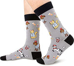 Men's Cool Gray Veterinarian Socks Gifts for Veterinary