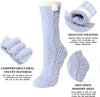 Cozy Gifts for Women, Warm Cozy Socks, Colorful Indoors Slipper Socks, Women's Fluffy Socks, Fuzzy Socks for Girls 5 Pairs