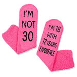 Unique 30th Birthday Gifts for 30 Year Old Women, Funny 30th Birthday Socks, Crazy Silly Gift Idea for Mom, Wife, Sister, Friends, Birthday Gift for Her