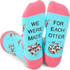 Unique Otter Gifts for Women Silly & Fun Otter Socks Novelty Otter Gifts for Moms