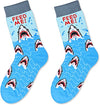 Shark Lover Gifts for Boys Cute Shark Gifts for Son Fun Boys Novelty Shark Socks Marine Gifts, Gifts for 7-10 Years Old Boys